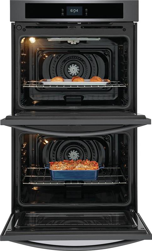 Frigidaire 30" Double Electric Wall Oven with Fan Convection-(FCWD3027AD)