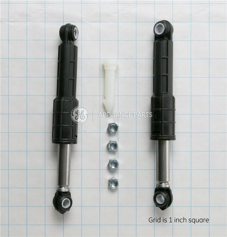 Front load clothes washer shock absorber kit. Includes instructions-(WH17X10001)