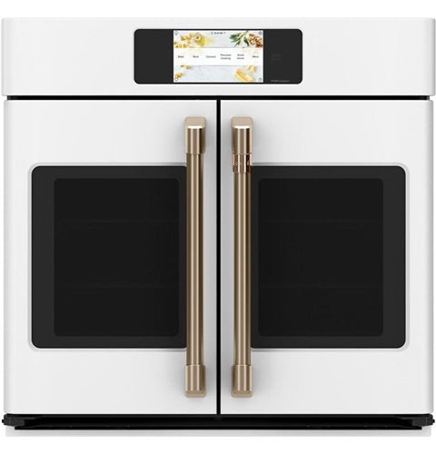 Caf(eback)(TM) Professional Series 30" Smart Built-In Convection French-Door Single Wall Oven-(CTS90FP4NW2)
