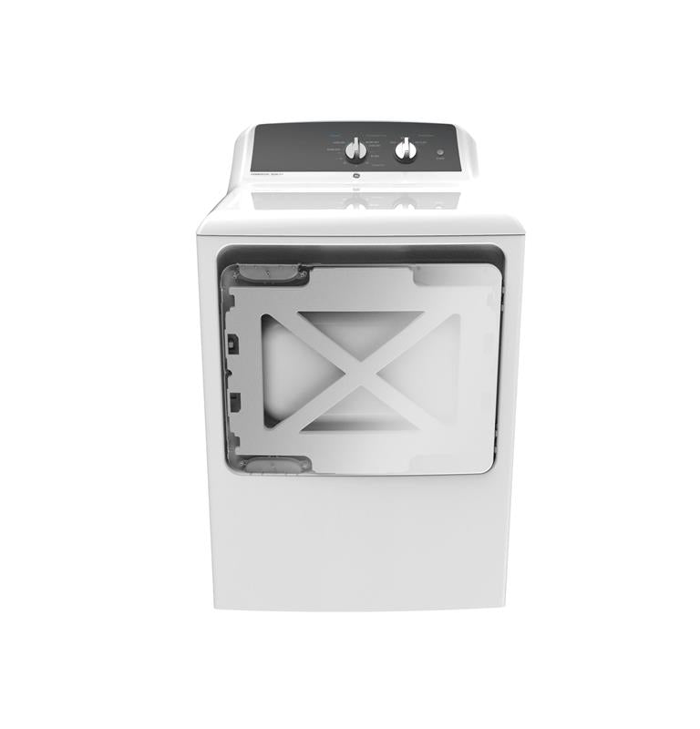 GE(R) 4.2 cu. ft. Capacity Washer with Stainless Steel Basket-(GTW525ACPWB)