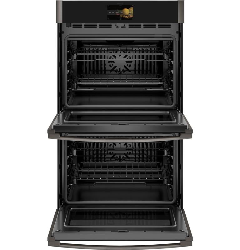 GE Profile(TM) 30" Smart Built-In Convection Double Wall Oven with In-Oven Camera and No Preheat Air Fry-(PTD9000BNTS)
