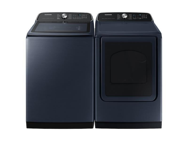 7.4 cu. ft. Smart Gas Dryer with Pet Care Dry and Steam Sanitize+ in Brushed Navy-(DVG54CG7150DA3)