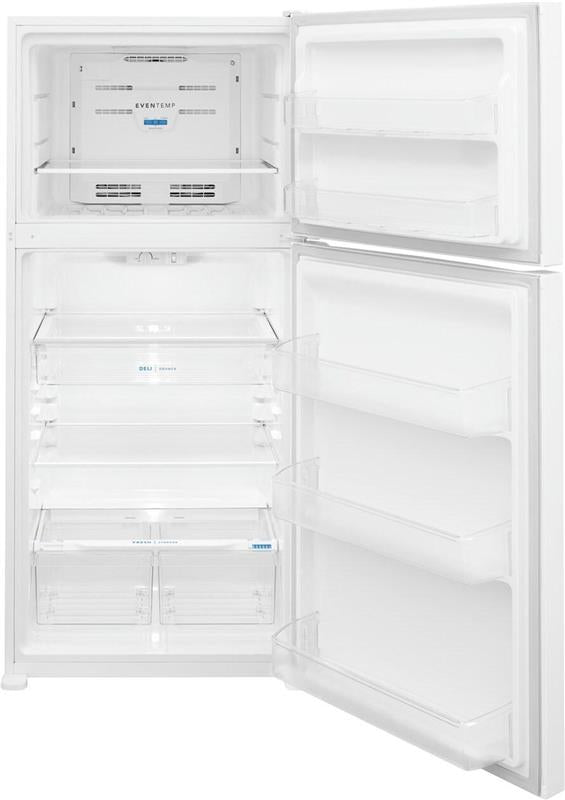 Frigidaire 20.0 Cu. Ft. Top Freezer Refrigerator-(FFHT2045VW)