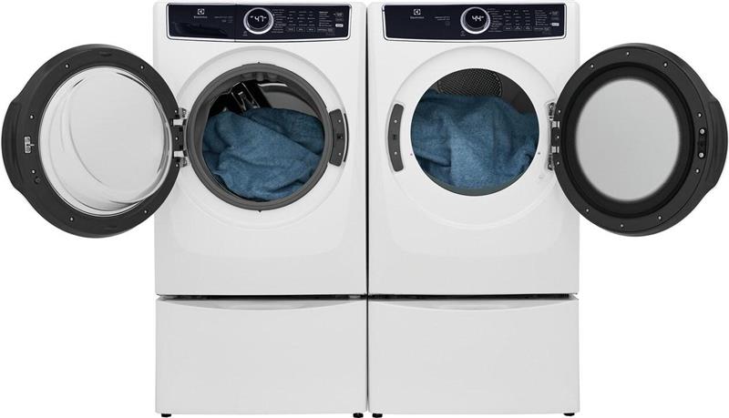 Electrolux Front Load Perfect Steam(TM) Gas Dryer with Predictive Dry(TM) and Instant Refresh - 8.0 Cu. Ft.-(ELFG7537AW)