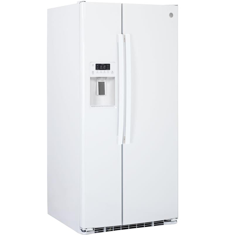 GE(R) 23.2 Cu. Ft. Side-By-Side Refrigerator-(GSS23GGKWW)