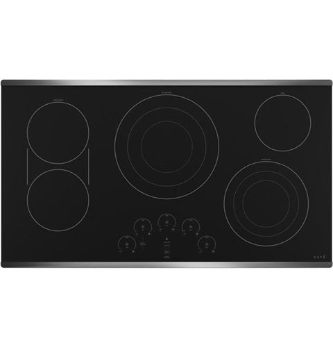 Caf(eback)(TM) 36" Touch-Control Electric Cooktop-(CEP90362NSS)