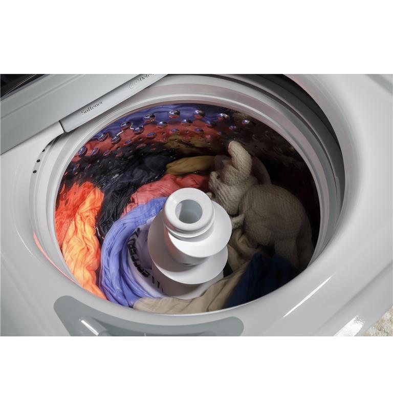 GE(R) 4.5 cu. ft. Capacity Washer with Water Level Control-(GTW585BSVWS)