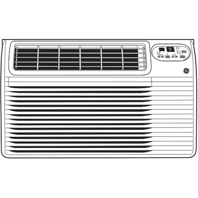 GE(R) 115 Volt Built-In Cool-Only Room Air Conditioner-(AJCQ08ACG)