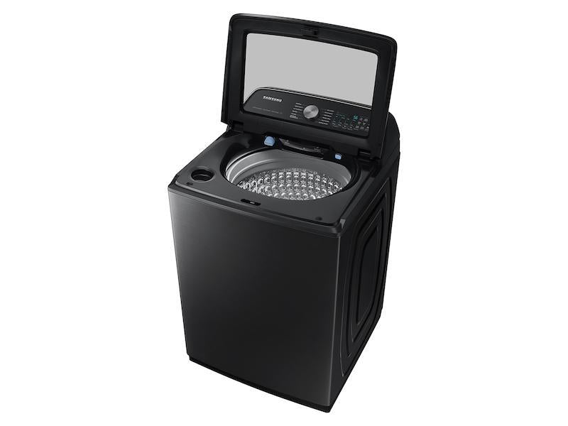 5.5 cu. ft. Extra-Large Capacity Smart Top Load Washer with Super Speed Wash in Brushed Black-(WA55CG7100AVUS)