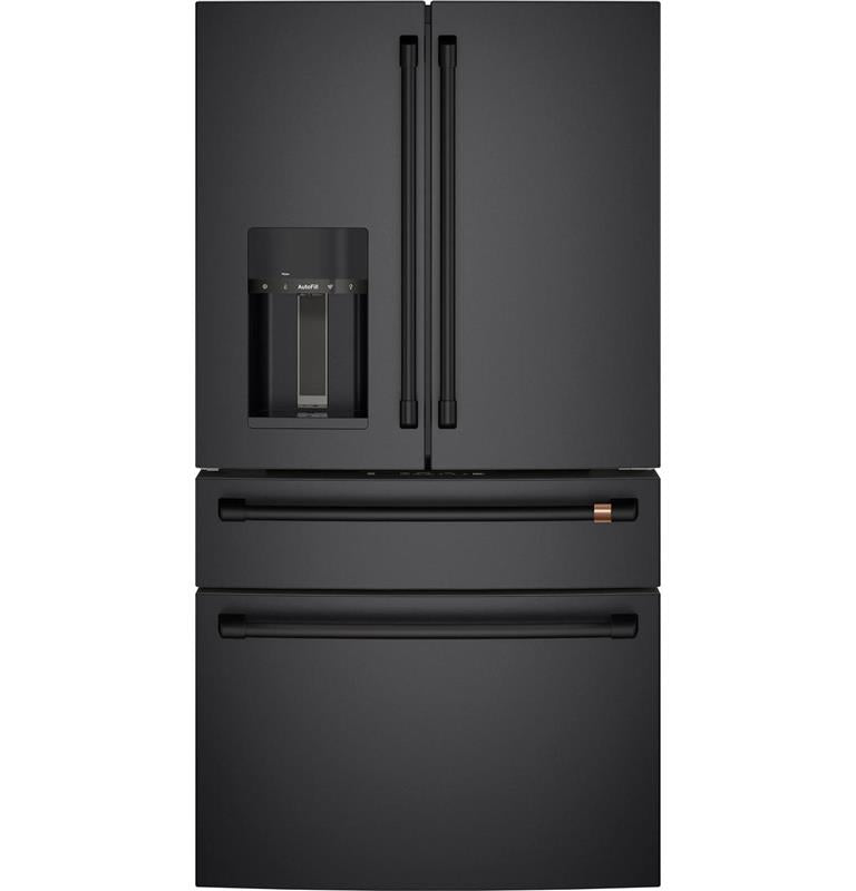 Caf(eback)(TM) Refrigeration Handle Kit - Flat Black-(CXQB4H4PNFB)