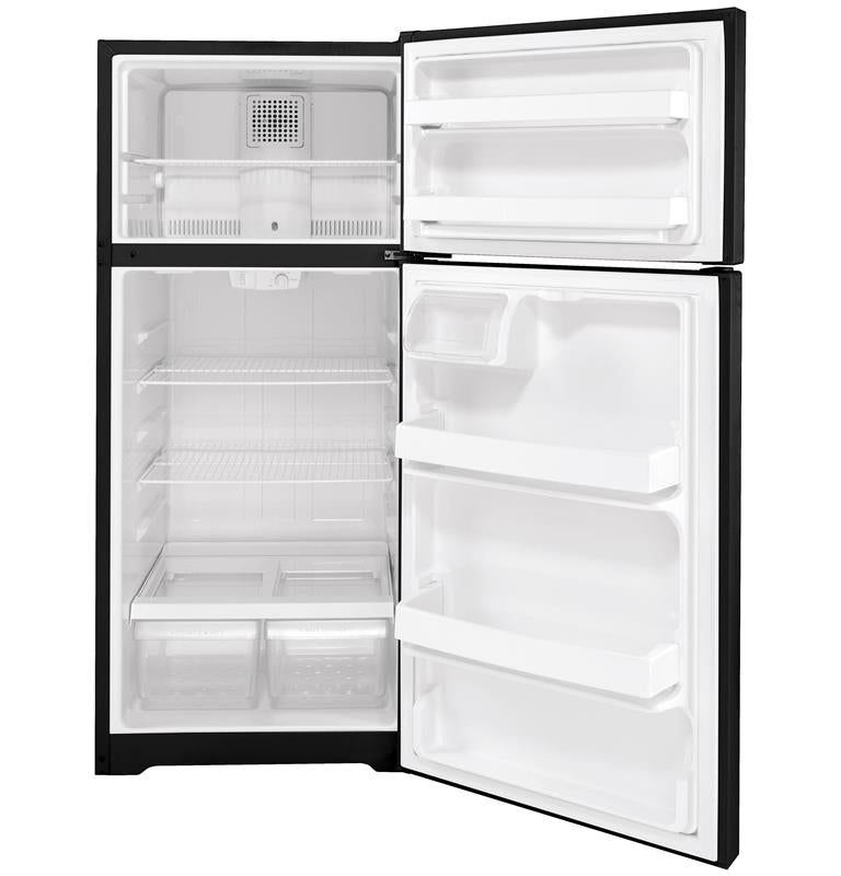 GE(R) 16.6 Cu. Ft. Top-Freezer Refrigerator-(GTS17DTNRBB)