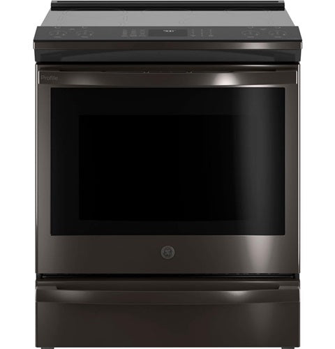 GE Profile(TM) 30" Smart Slide-In Front-Control Induction and Convection Range with No Preheat Air Fry-(PHS930BPTS)