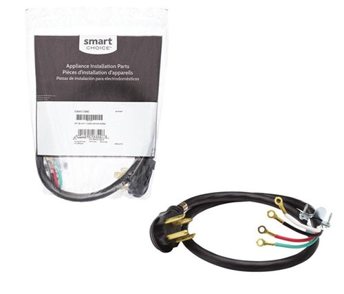 Smart Choice 4' 30 Amp 4 Wire Dryer Cord-(FRIG:5304512980)