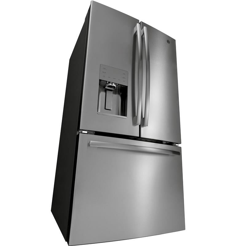GE(R) ENERGY STAR(R) 25.6 Cu. Ft. French-Door Refrigerator-(GFE26JSMSS)