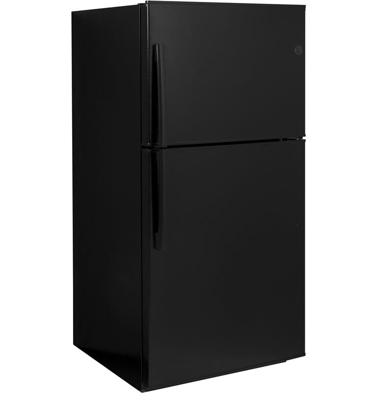 GE(R) ENERGY STAR(R) 21.1 Cu. Ft. Top-Freezer Refrigerator-(GTE21GTHBB)