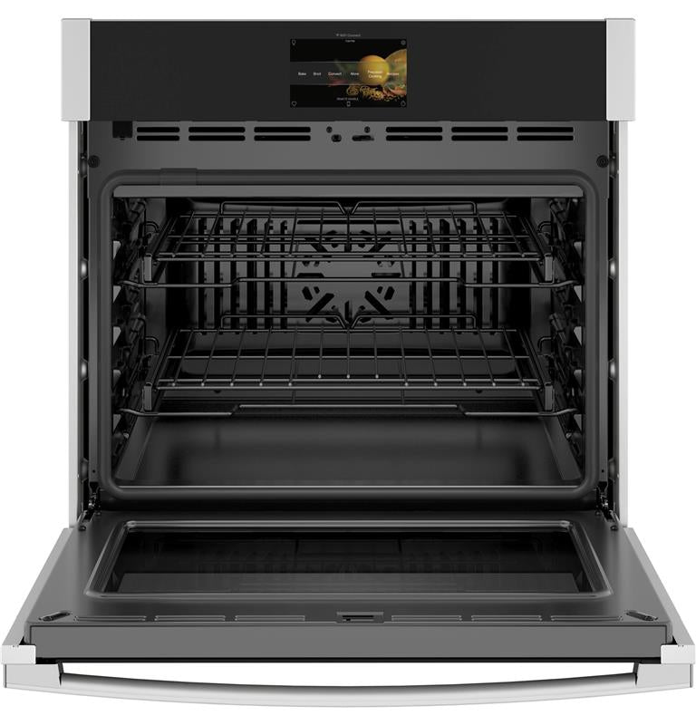 GE Profile(TM) 30" Smart Built-In Convection Single Wall Oven with In-Oven Camera and No Preheat Air Fry-(PTS9000SNSS)
