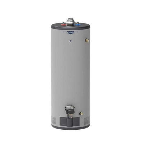 GE RealMAX Platinum 50-Gallon Tall Natural Gas Atmospheric Water Heater-(GG50T12BXR)
