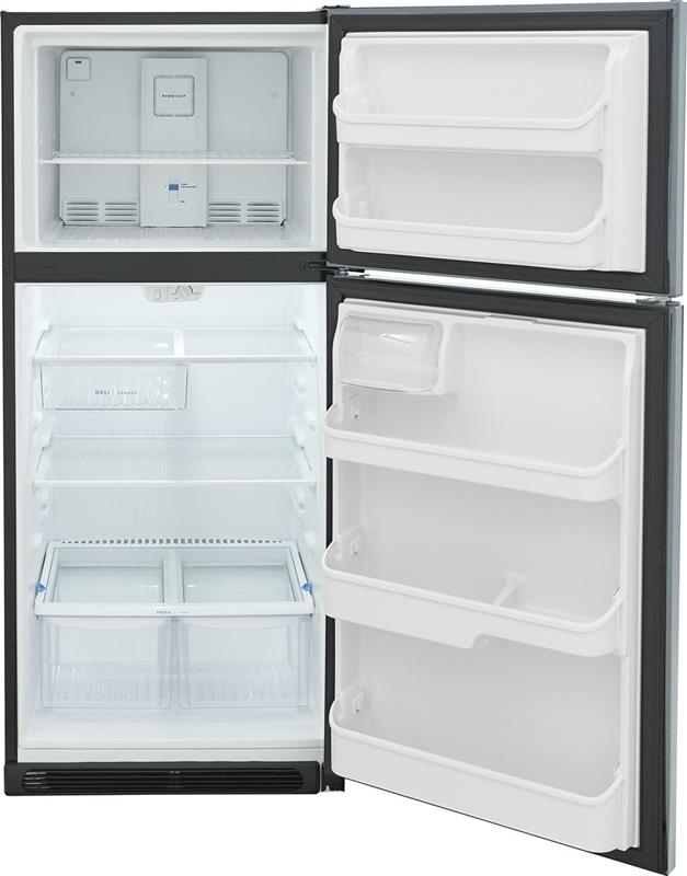 Frigidaire 20.5 Cu. Ft. Top Freezer Refrigerator-(FRTD2021ASSD2320)