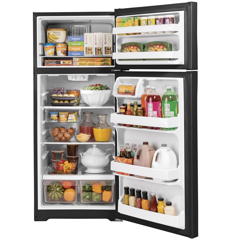 GE(R) 17.5 Cu. Ft. Top-Freezer Refrigerator-(GTS18GTNRBB)