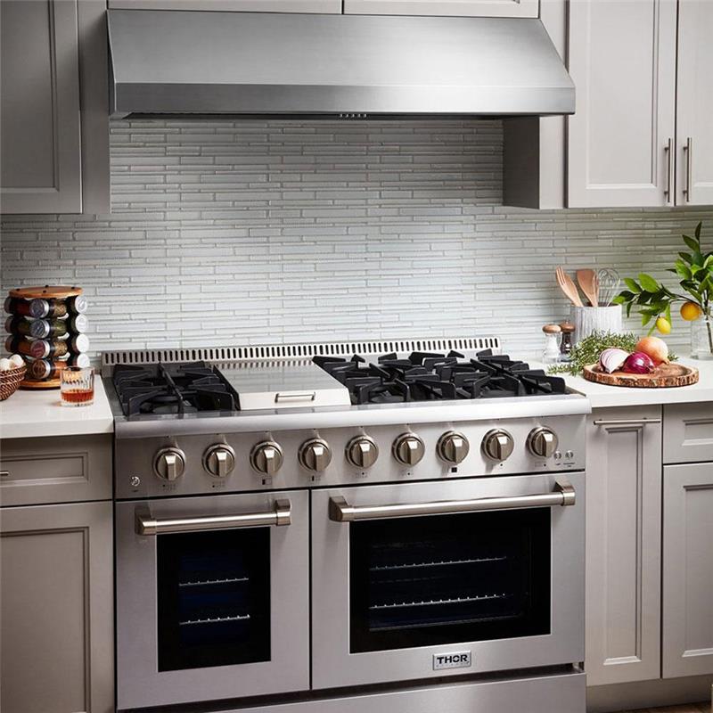 48 Inch Professional Range Hood, 11 Inches Tall In Stainless Steel (duct Cover Sold Separately)-(TRH4806)