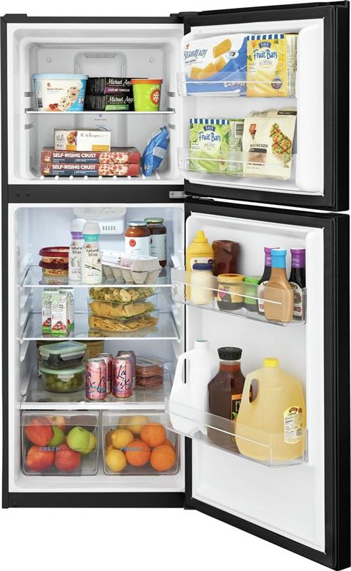 Frigidaire 10.1 Cu. Ft. Top Freezer Apartment-Size Refrigerator-(FFET1022UB)