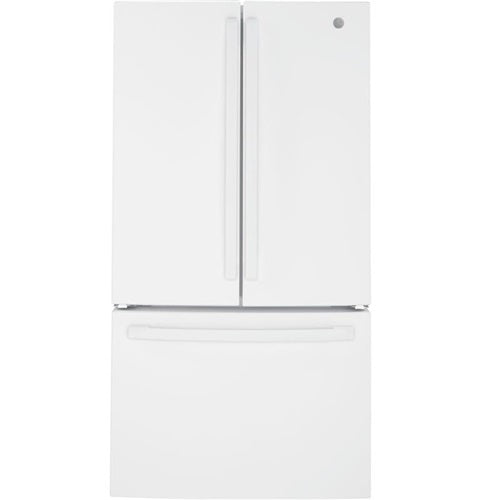 GE(R) ENERGY STAR(R) 27.0 Cu. Ft. French-Door Refrigerator-(GNE27JGMWW)
