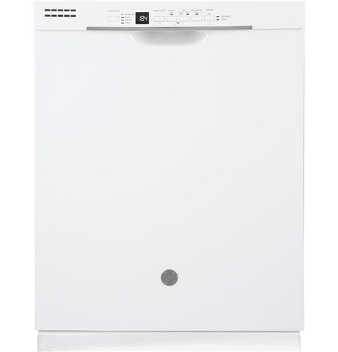 GE(R) Front Control with Plastic Interior Dishwasher with Sanitize Cycle & Dry Boost-(GDF530PGMWW)