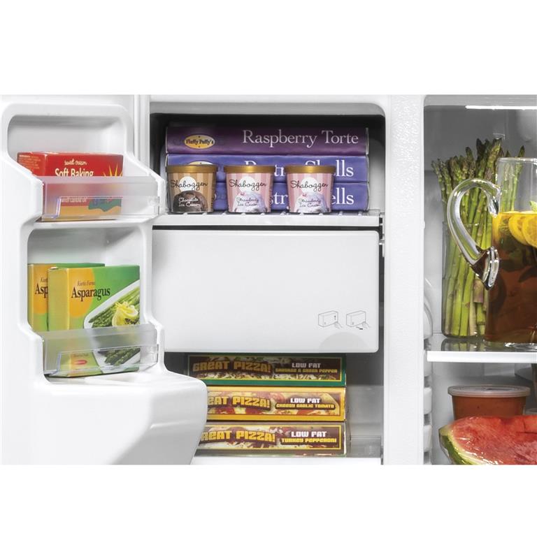 GE(R) 25.1 Cu. Ft. Side-By-Side Refrigerator-(GSS25IENDS)