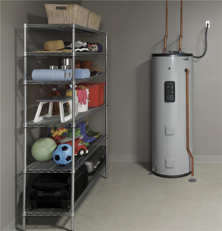 GE(R) Smart 50 Gallon Tall Electric Water Heater-(GE50T10BLM)