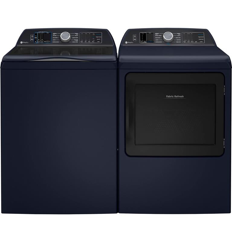 GE Profile(TM) 5.4 cu. ft. Capacity Washer with Smarter Wash Technology and FlexDispense(TM)-(PTW900BPTRS)