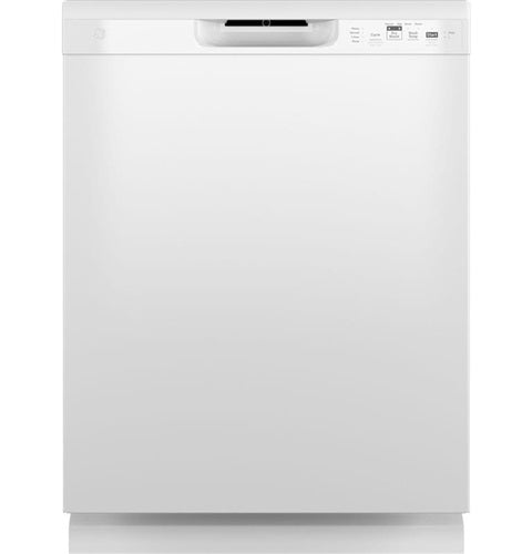 GE(R) Dishwasher with Front Controls with Power Cord-(GDF511PGRWW)