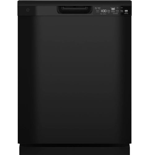 GE(R) Front Control with Plastic Interior Dishwasher with Sanitize Cycle & Dry Boost-(GDF550PGRBB)