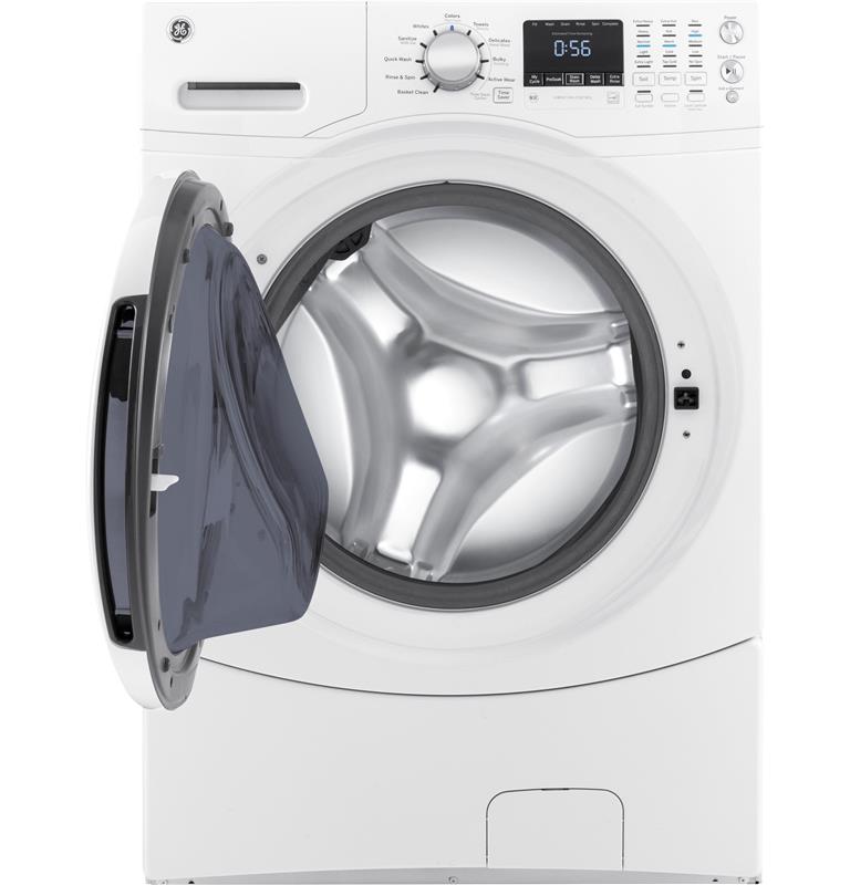 GE(R) 4.5 cu. ft. Capacity Front Load ENERGY STAR(R) Washer-(GFW430SSMWW)