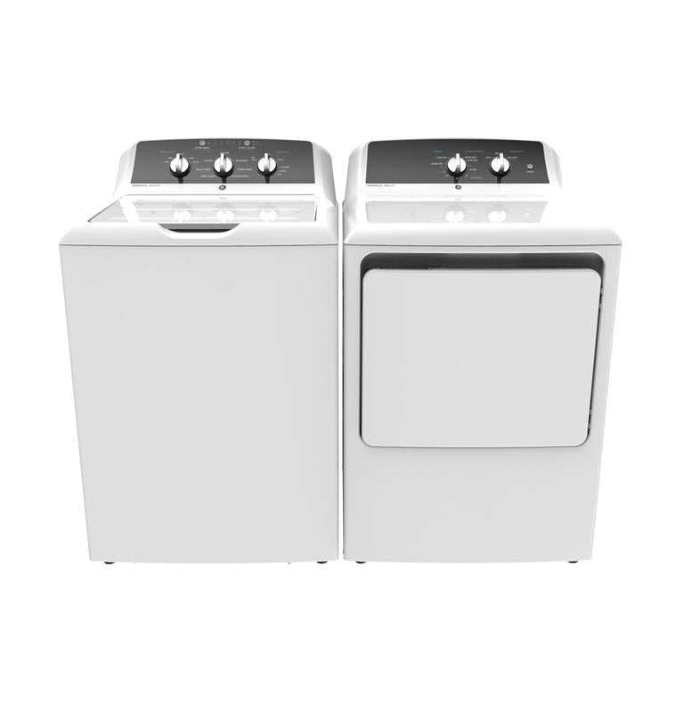 GE(R) 4.2 cu. ft. Capacity Washer with Stainless Steel Basket-(GTW525ACPWB)