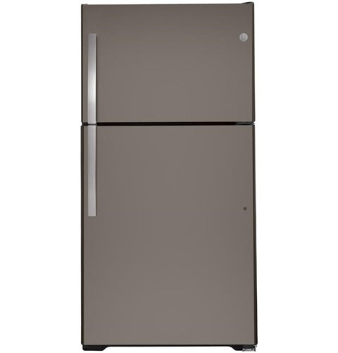GE(R) ENERGY STAR(R) 21.9 Cu. Ft. Top-Freezer Refrigerator-(GTE22JMNRES)