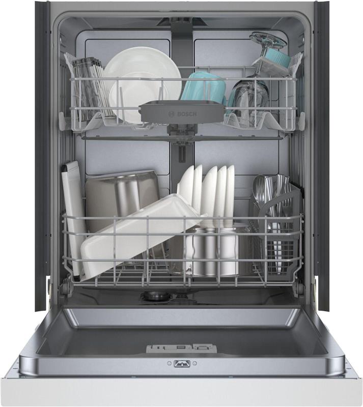 100 Series Dishwasher 24" White-(SHE3AEM2N)