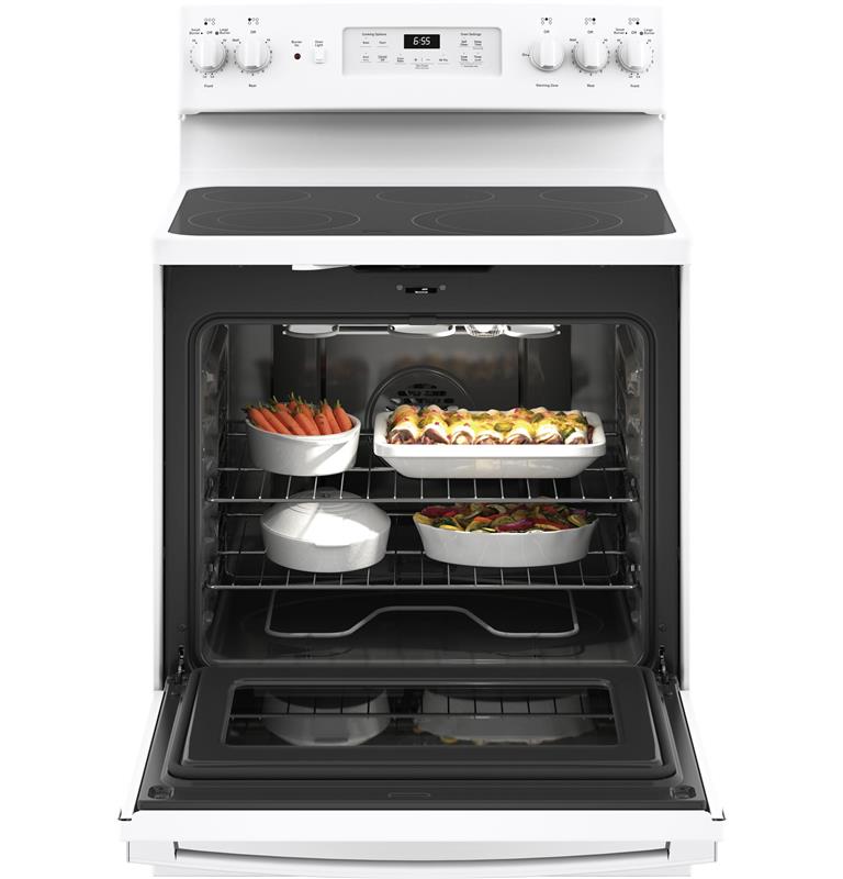 GE(R) 30" Free-Standing Electric Convection Range-(JB655DKWW)