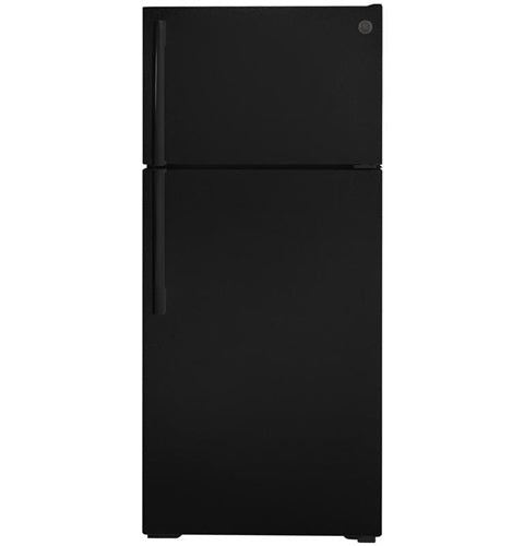GE(R) ENERGY STAR(R) 16.6 Cu. Ft. Top-Freezer Refrigerator-(GTE17GTNRBB)