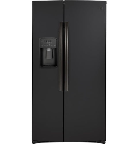 GE(R) 21.8 Cu. Ft. Counter-Depth Side-By-Side Refrigerator-(GZS22IENDS)