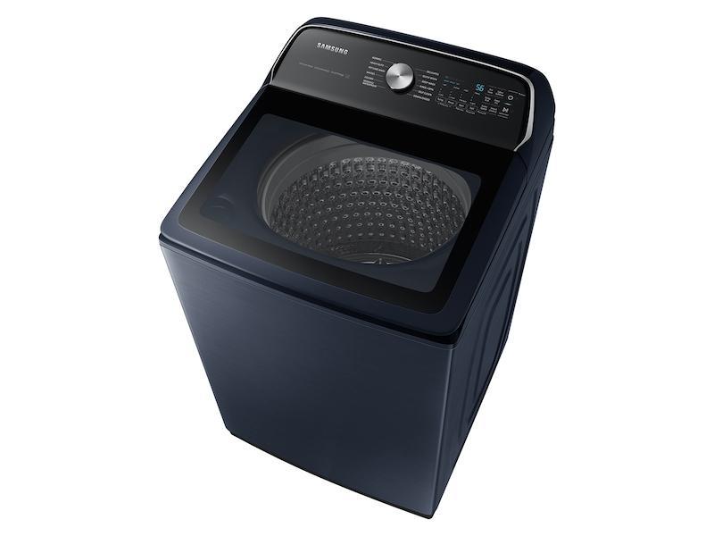 5.4 cu. ft. Smart Top Load Washer with Pet Care Solution and Super Speed Wash in Brushed Navy-(WA54CG7150ADA4)