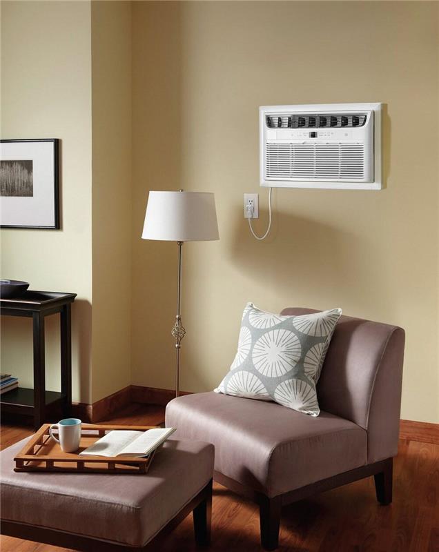 Frigidaire 12,000 BTU Built-In Room Air Conditioner with Supplemental Heat-(FHTE123WA2)