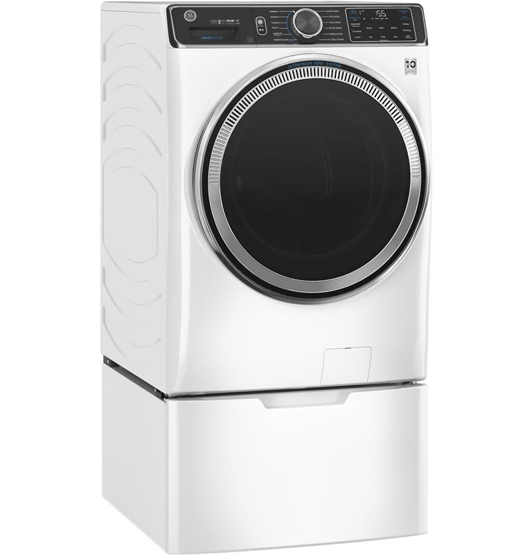 GE(R) 5.0 cu. ft. Capacity Smart Front Load ENERGY STAR(R) Steam Washer with SmartDispense(TM) UltraFresh Vent System with OdorBlock(TM) and Sanitize + Allergen-(GFW850SSNWW)