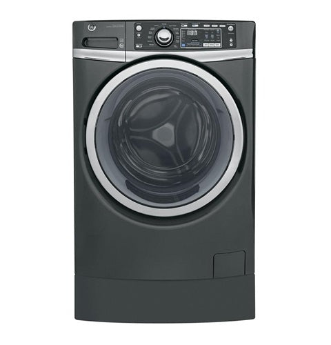 GE(R) 4.9 DOE cu. ft. Capacity RightHeight(TM) Front Load ENERGY STAR(R) Washer with Steam-(GFW490RPKDG)