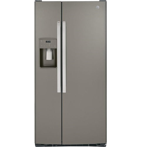 GE(R) 23.0 Cu. Ft. Side-By-Side Refrigerator-(GSS23GMPES)