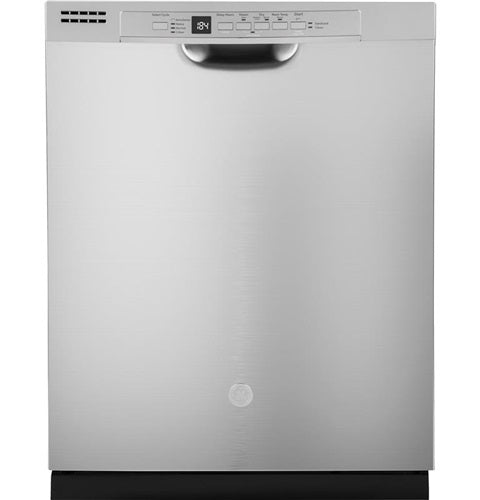 GE(R) Front Control with Plastic Interior Dishwasher with Sanitize Cycle & Dry Boost-(GDF530PSMSS)
