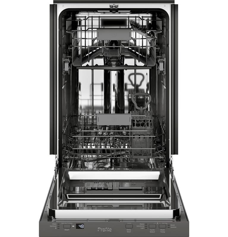 GE Profile(TM) 18" ADA Compliant Stainless Steel Interior Dishwasher with Sanitize Cycle-(PDT145SSLSS)