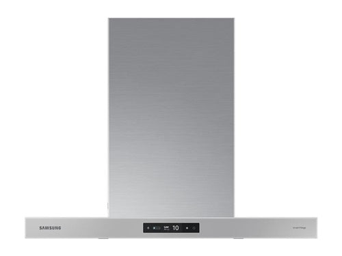 30" Bespoke Smart Wall Mount Hood with LCD Display in Clean Grey-(NK30CB700WCGAA)