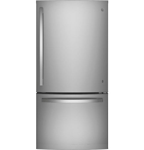 GE(R) ENERGY STAR(R) 24.8 Cu. Ft. Bottom-Freezer Drawer Refrigerator-(GDE25EYKFS)