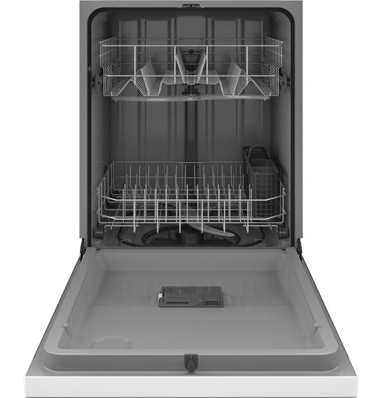 GE(R) Dishwasher with Front Controls-(GDF510PGRWW)