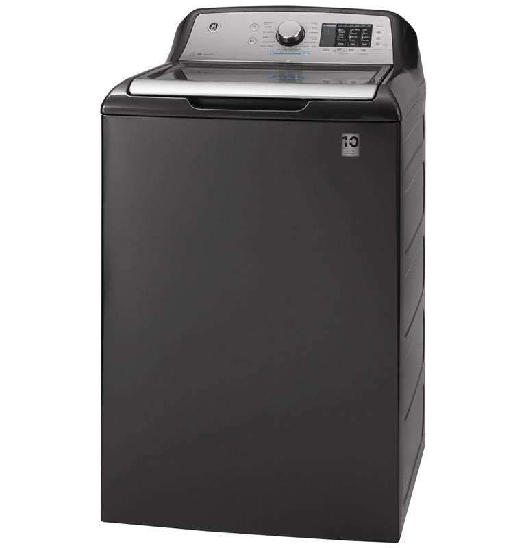 GE(R) 4.8 cu. ft. Capacity Washer with Sanitize w/Oxi and FlexDispense(R)-(GTW720BPNDG)